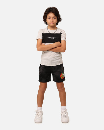 Tommy Hilfiger Kids' Colour Block T-Shirt New Light Grey