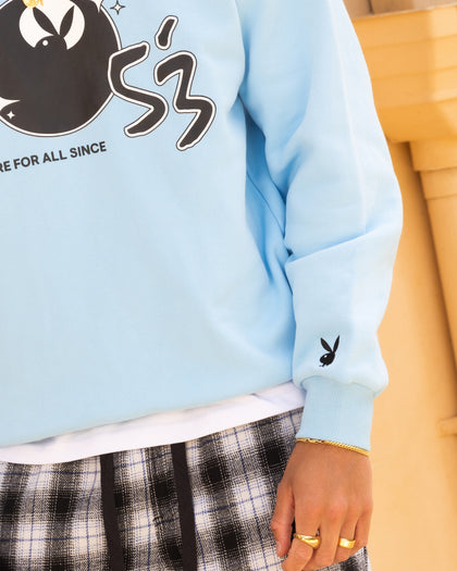 Playboy By Culture Kings Charlie Crewneck Light Blue