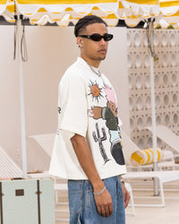 Loiter Palm Spring Box T-Shirt Off White