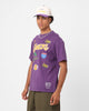 Mitchell & Ness Los Angeles Lakers Highway Logo T-Shirt Lakers Purple