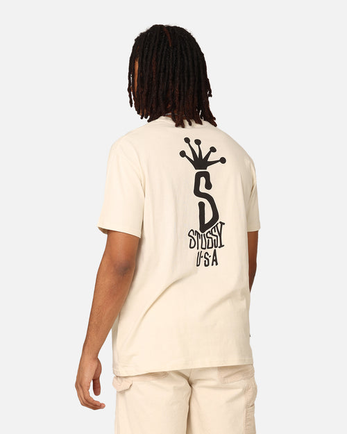 Stussy Big S LCB T-Shirt Cream