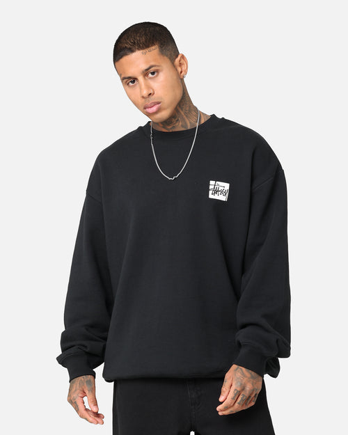 Stussy Square LCB Crewneck Black