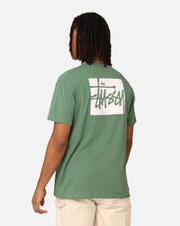 Stussy Square LCB T-Shirt Green