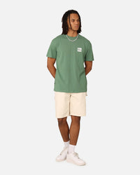 Stussy Square LCB T-Shirt Green
