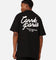 Carre Athletic Heritage Oversized T-Shirt Black