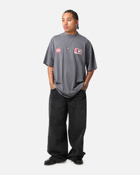 Carre Course Oversized T-Shirt Vintage Grey