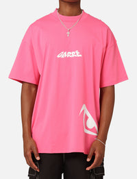 Carre Eyes Oversized T-Shirt Pink