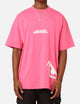 Carre Eyes Oversized T-Shirt Pink