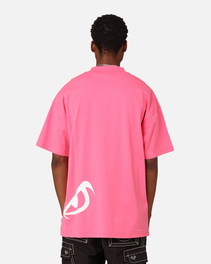 Carre Eyes Oversized T-Shirt Pink