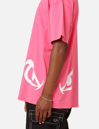 Carre Eyes Oversized T-Shirt Pink