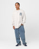 Majestic Athletic New York Yankees Tonal Stark Long Sleeve T-Shirt Vintage White Marle
