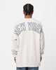 Majestic Athletic New York Yankees Tonal Stark Long Sleeve T-Shirt Vintage White Marle