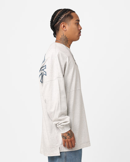Majestic Athletic New York Yankees Tonal Stark Long Sleeve T-Shirt Vintage White Marle