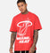 Mitchell & Ness Miami Heat XL Logo One Colour T-Shirt Faded Red