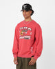 Mitchell & Ness Chicago Bulls 1996 Champions Crewneck Faded Red