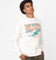 Majestic Athletic Miami Dolphins Collegiate Fade Crewneck Vintage White