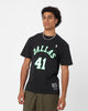 Mitchell & Ness Dallas Mavericks Dirk Nowitzki Player N&N T-Shirt Vintage Black