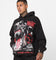 The Night Shift Dog Vintage Hoodie Black Wash