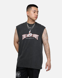 The Night Shift Gentlemen's Club Muscle T-Shirt Black Wash