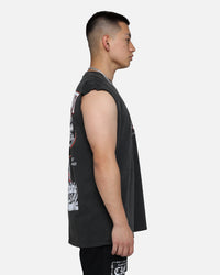 The Night Shift Gentlemen's Club Muscle T-Shirt Black Wash