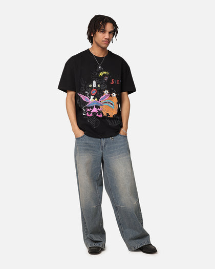 American Thrift x Aaahh!!! Real Monsters Monsters Heavyweight Vintage T-Shirt Black