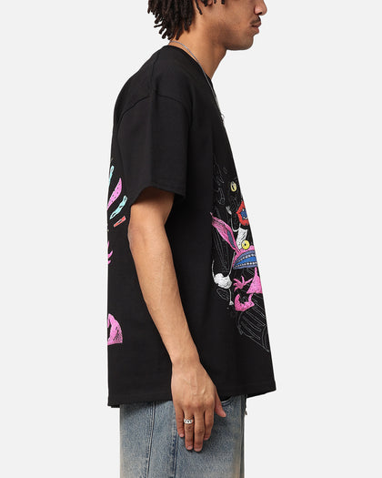 American Thrift x Aaahh!!! Real Monsters Monsters Heavyweight Vintage T-Shirt Black