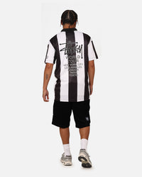 Stussy Football Polo Shirt Black/White