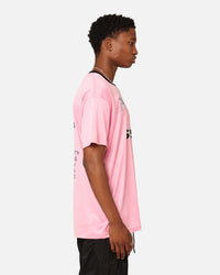 Stussy Football T-Shirt Pink