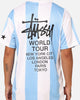 Stussy Football T-Shirt Blue/White