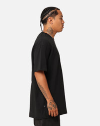 Stussy Italic No. 4 T-Shirt Black/White
