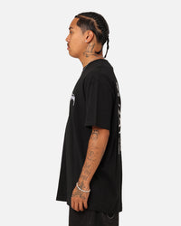 Stussy Italic No. 4 T-Shirt Black/White