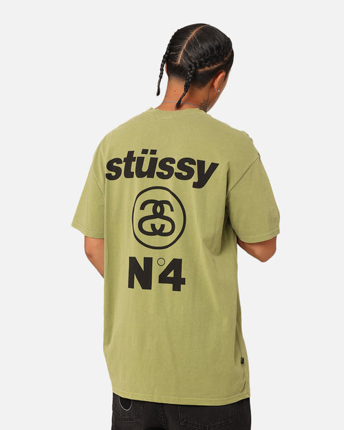 Stussy Italic No. 4 T-Shirt Pigment Olive