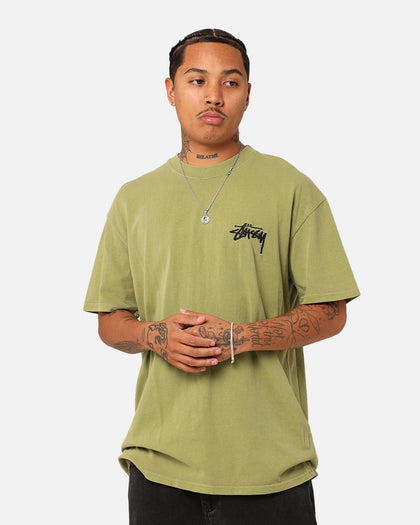 Stussy Italic No. 4 T-Shirt Pigment Olive