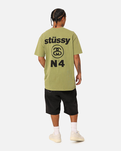 Stussy Italic No. 4 T-Shirt Pigment Olive