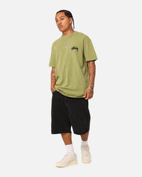 Stussy Italic No. 4 T-Shirt Pigment Olive
