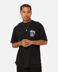 Stussy SS Link T-Shirt Black/White