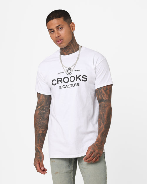 Crooks & Castles City Of Chains T-Shirt White