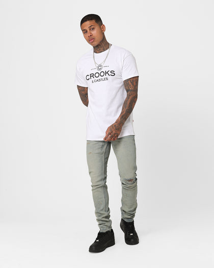 Crooks & Castles City Of Chains T-Shirt White
