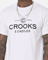 Crooks & Castles City Of Chains T-Shirt White