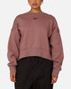 Nike Women's Sportswear Phoenix Fleece Crewneck Smokey Mauve/Black