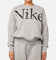 Nike Women's Sportswear Phoenix Fleece Oversized Logo Crewneck Dark Grey Heather