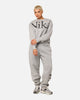 Nike Women's Sportswear Phoenix Fleece Oversized Logo Crewneck Dark Grey Heather
