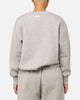 Nike Women's Sportswear Phoenix Fleece Oversized Logo Crewneck Dark Grey Heather