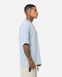 Jordan Brand Sneaker Patch Crew T-Shirt Blue Grey
