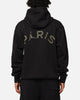 Jordan X Paris Saint-Germain Fleece Pullover Hoodie Black/Cargo Khaki
