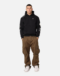 Jordan Essentials Fleece Pullover Hoodie Black/White