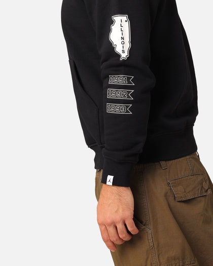 Jordan Essentials Fleece Pullover Hoodie Black/White