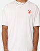 Playboy Bunny O Gothic Stack T-Shirt White