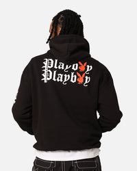 Playboy Gothic Stack Hoodie Black