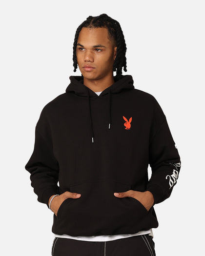 Playboy Gothic Stack Hoodie Black